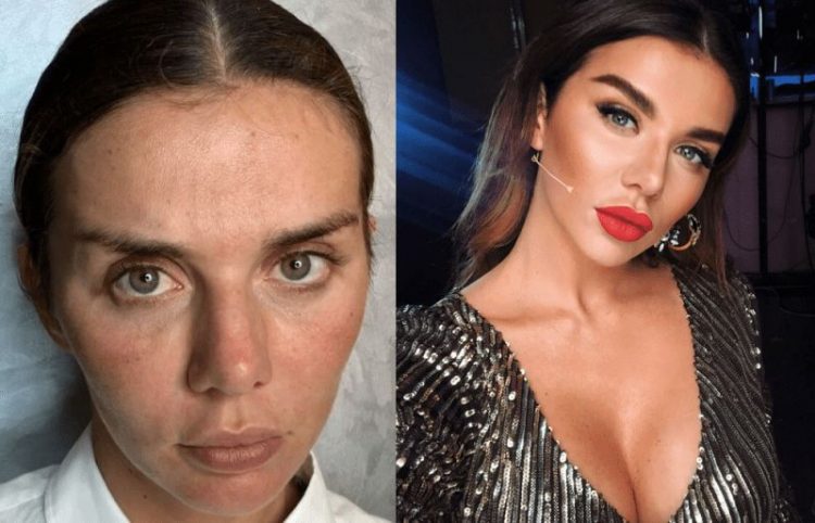 На контрасте: знаменитые дамы с макияжем и без него