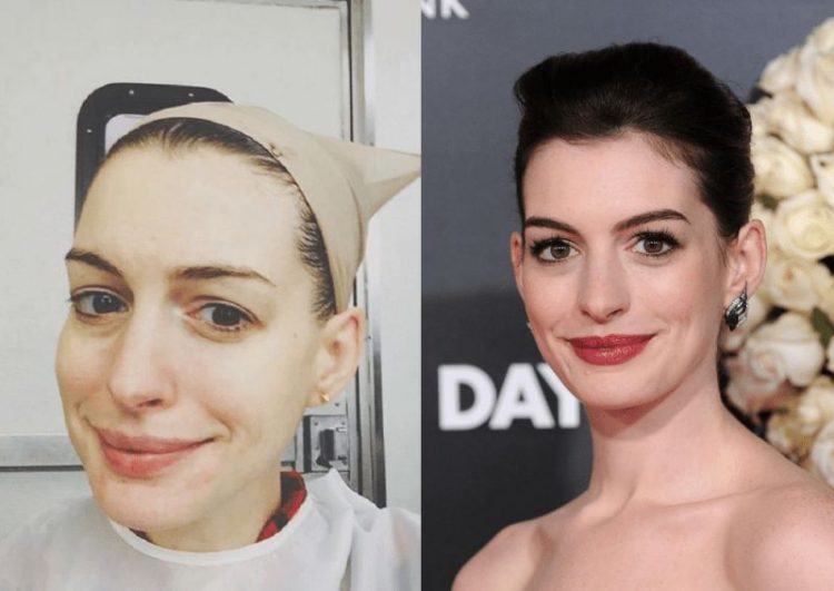 On Contrast: Famous Ladies With and Without Makeup