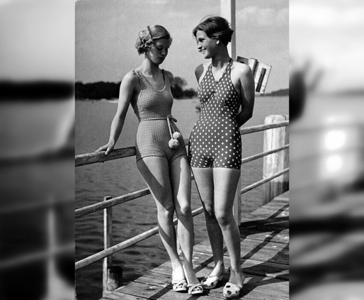 Retro Beach Reverie: Vibrant Snapshots from Days Gone By